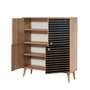 Hanah Home Multilux-222 Armario multiusos Roble Sonoma